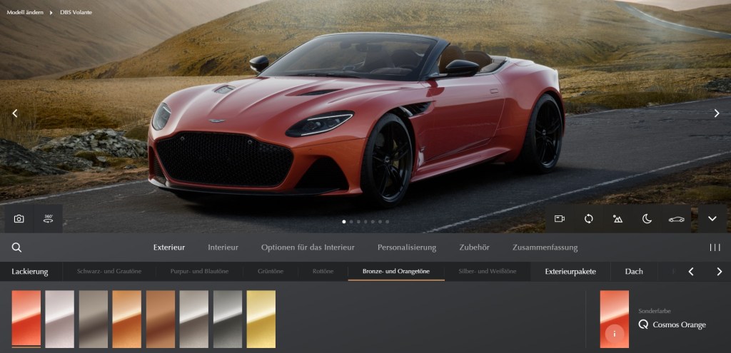 Aston Martin Konfigurator