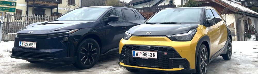 Toyota Urban Cruiser und Toyota Aygo X Hybrid